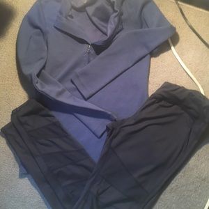 CUTE WORKOUT navy blue outfit SMLL